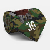 Torn Football camo ネクタイ (ロール)