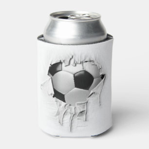 Torn Soccer White Can Cooler 缶クーラー
