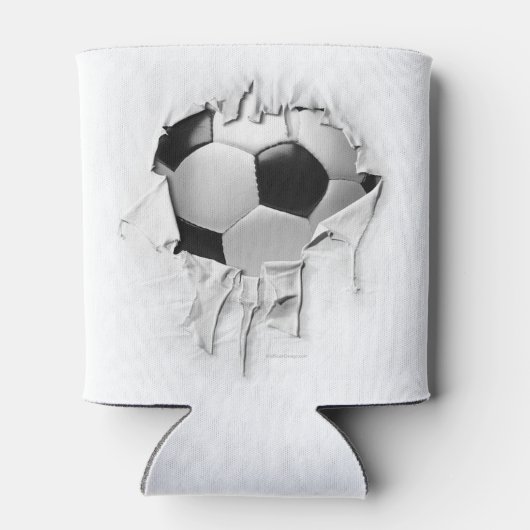 Torn Soccer White Can Cooler 缶クーラー (裏面)
