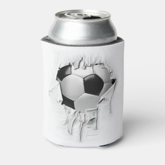 Torn Soccer White Can Cooler 缶クーラー (缶裏面)