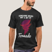 Tornado Storm Hurricane Weather Meteorologist Torn Tシャツ (正面)