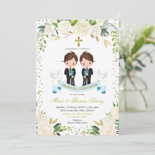 Torneo de Primera ó de Flora Blanca español 招待状 (スタンド正面)