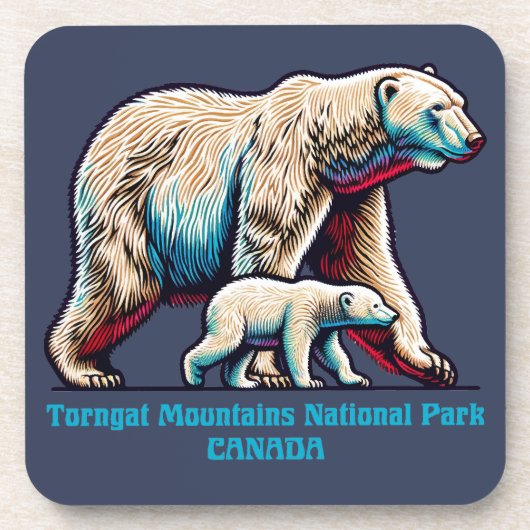 Torngat Mountains National Park Canada コースター (正面)