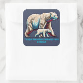 Torngat Mountains National Park Canada スクエアシール (バッグ)