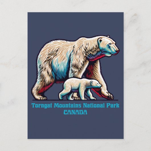 Torngat Mountains National Park Canada ポストカード (正面)