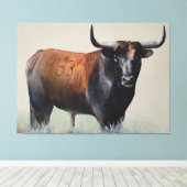 Toro bravo  キャンバスプリント (インサイチュ (ウッドフロア))