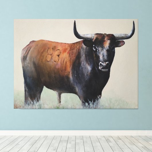 Toro bravo  キャンバスプリント (インサイチュ (ウッドフロア))