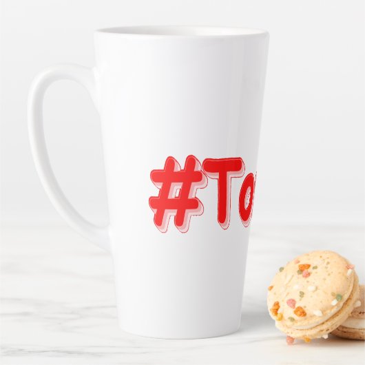 「#Toronto」かわいいデザイン。買今 カフェラテマグ (インサイチュ)