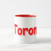 「#Toronto」かわいいデザイン。買今 マグカップ (中央)