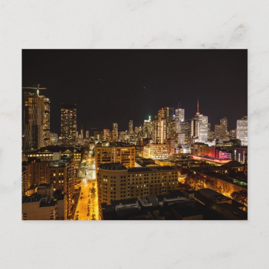 Toronto bei Nacht Postkarte ポストカード (正面)