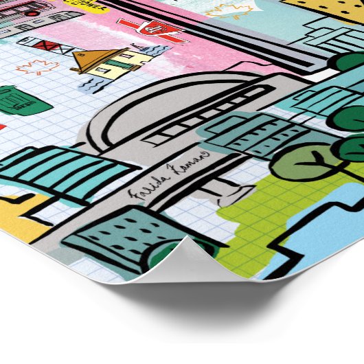 Toronto, Canada ポスター (角)