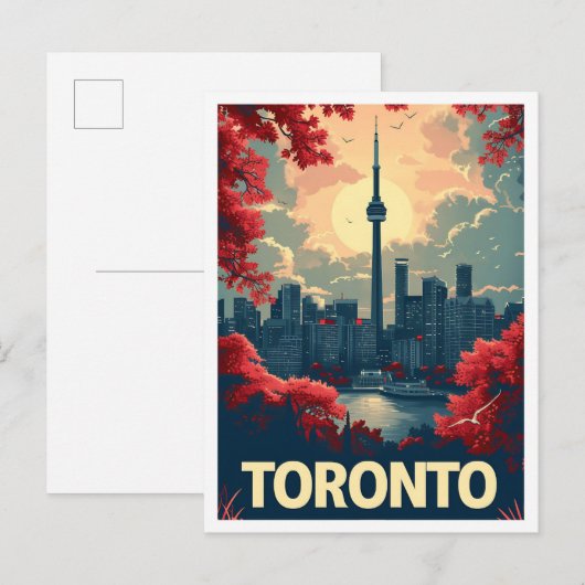 Toronto Canada Art vintage Travel ポストカード (正面/裏面)