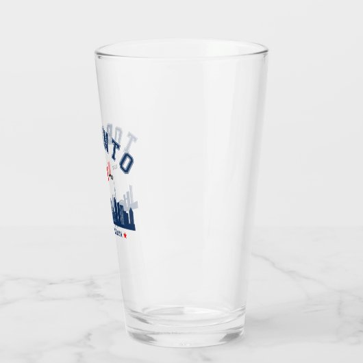 Toronto Canada Modern Skyline タンブラーグラス (左)