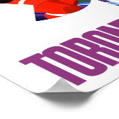 Toronto, Canada travel poster ポスター (角)