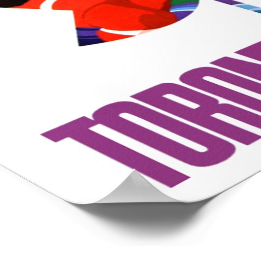 Toronto, Canada travel poster ポスター (角)