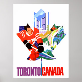 Toronto, Canada travel poster ポスター
