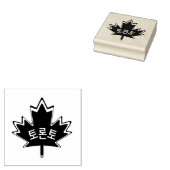 TORONTO Canadian Maple Leaf （韓国語） ラバースタンプ (押印)