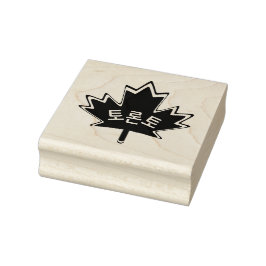 TORONTO Canadian Maple Leaf (韓国語) ラバースタンプ
