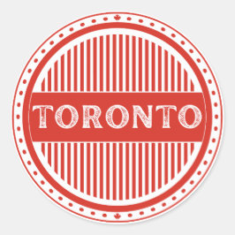 Toronto City Pride Emblem – Canadian Identity ラウンドシール