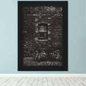 Toronto Distillery District Windows 5 with Border キャンバスプリント (インサイチュ (ウッドフロア))