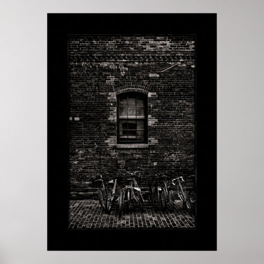 Toronto Distillery District Windows 5 with Border ポスター (正面)