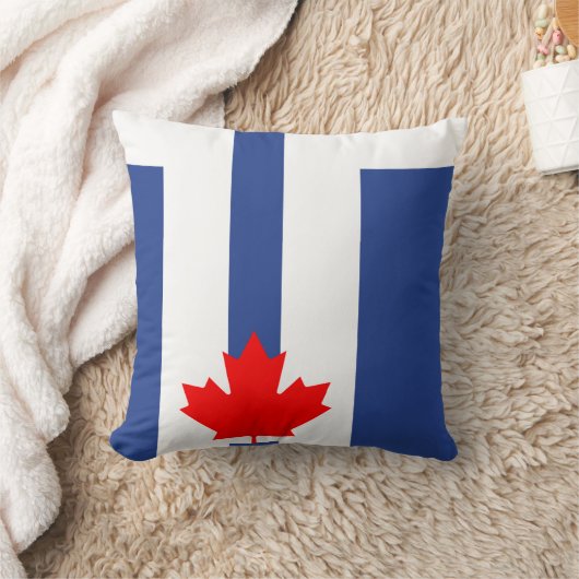 Toronto FLag on MoJo Pillow クッション (ブランケット)