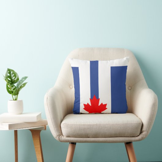 Toronto FLag on MoJo Pillow クッション (椅子)