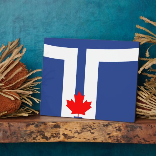 Toronto Flag Plaque フォトプラーク (側面)