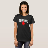 Toronto Ontario Canada Maple Leaf Canadian Pride E Tシャツ (正面フル)