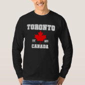 Toronto Ontario Canada Maple Leaf Canadian Pride E Tシャツ (正面)