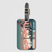 Toronto Ontario Panorama View Cityscape ラゲッジタグ (正面縦)