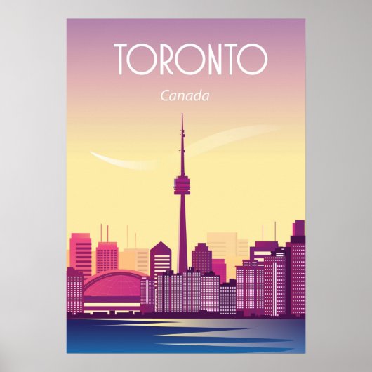 Toronto Poster - Canada Poster print   ポスター (正面)