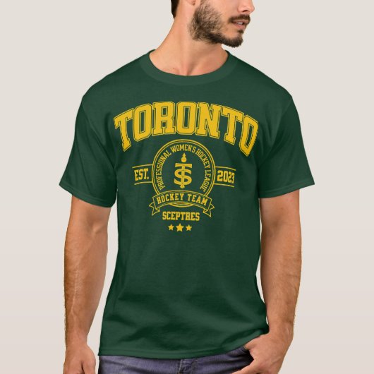 Toronto Sceptres PWHL Hockey Team Design Womens Sp Tシャツ (正面)