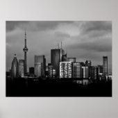 Toronto Skyline From The Pape Ave Bridge No 3 ポスター (正面)