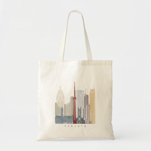Toronto skyline poster トートバッグ (正面)