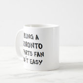 toronto sports fan, being コーヒーマグカップ (正面左)