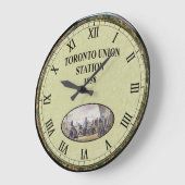 Toronto Union Station ~ Ontario ~ Canada ~ ラージ壁時計 (傾斜)