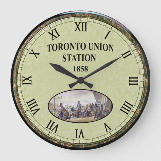 Toronto Union Station ~ Ontario ~ Canada ~ ラージ壁時計 (正面)