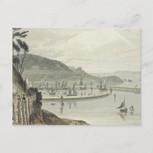 Torquay, Devon, from Volume VIII of A Voyage Arou ポストカード (正面)