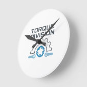 TORQUE DIVISION ラウンド壁時計 (傾斜)
