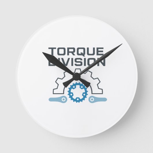 TORQUE DIVISION ラウンド壁時計 (正面)