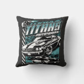 TORQUE TITANS AUTOWORKS - USA LEGEND CARS クッション (裏面)