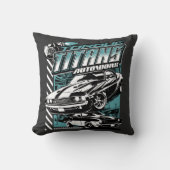 TORQUE TITANS AUTOWORKS - USA LEGEND CARS クッション (正面)