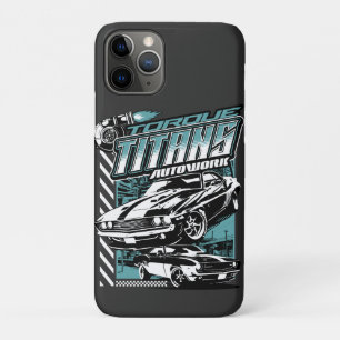 TORQUE TITANS AUTOWORKS - USA LEGEND CARS iPhone 11 PROケース