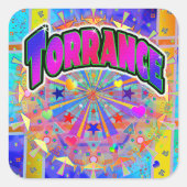 Torrance Cosmic Unity Sticker スクエアシール (正面)