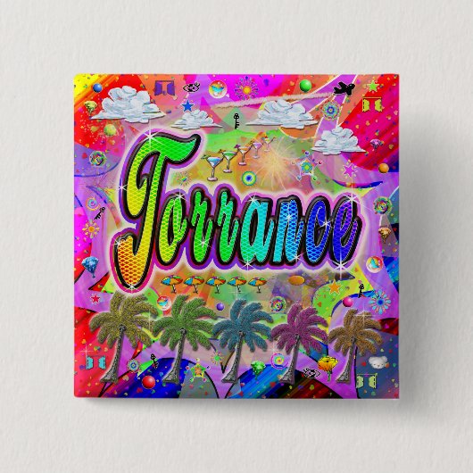 Torrance Vistaボ表現タ 缶バッジ (正面)