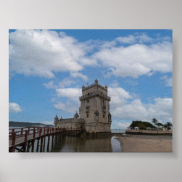 Torre de Belem in Lisbon ポスター