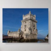 Torre de Belem in Lisbon ポスター (正面)