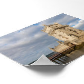 Torre de Belem in Lisbon ポスター (角)