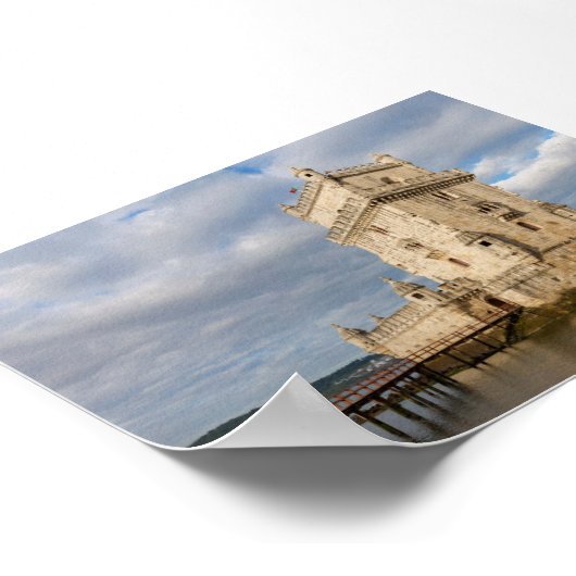 Torre de Belem in Lisbon ポスター (角)